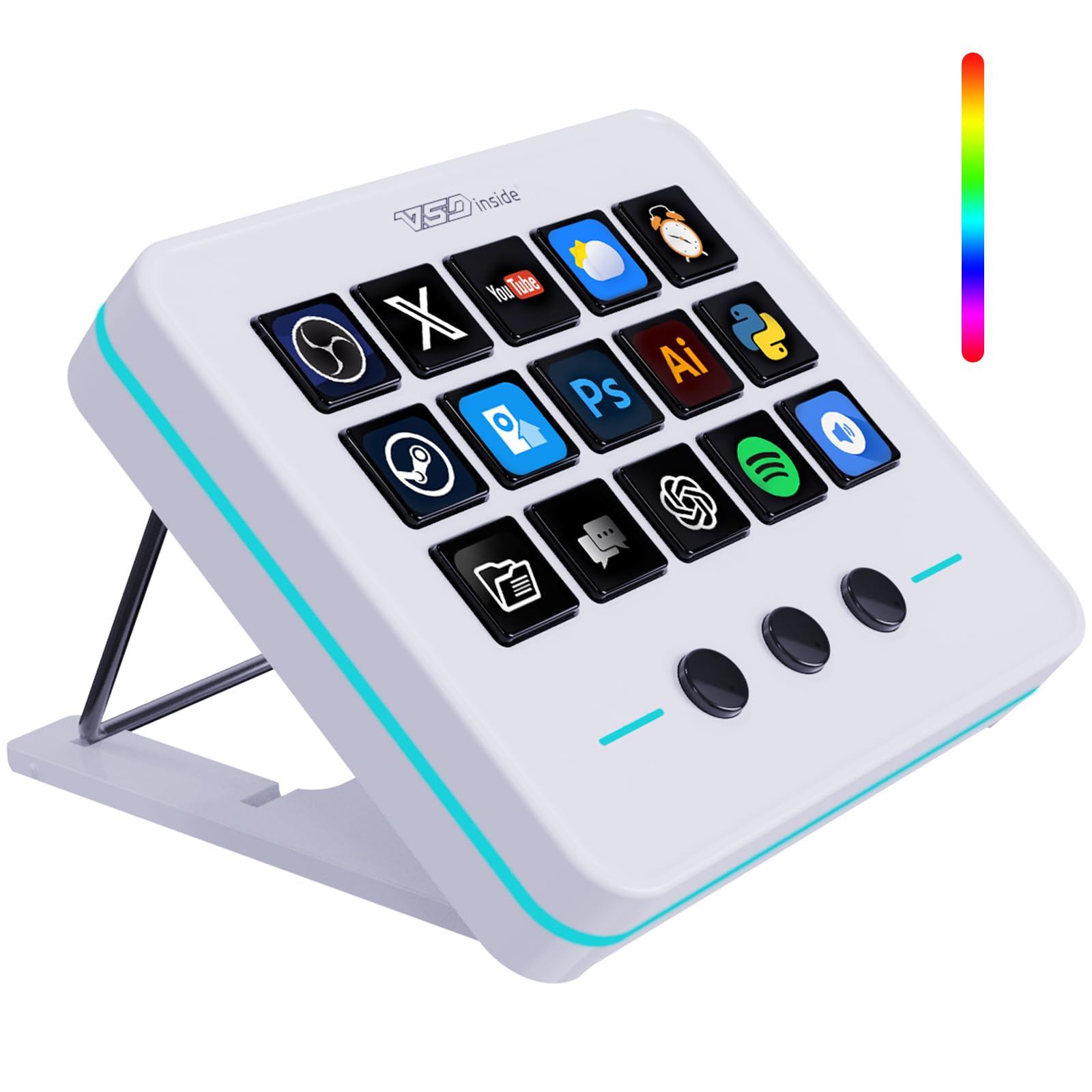 【新品未使用】マクロキーボード ストリームドック ストリームコントローラー デッキ コンテンツ Amazon | TreasLin ストリームコントローラー 12 マクロキーボード